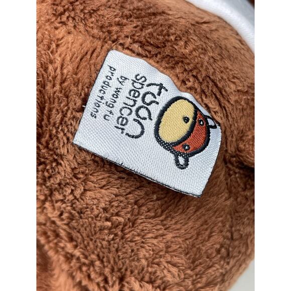 Toon Spencer Nice Guy Teddy Bear Plush 8” Wong Fu Productions Awkward Animals - Picture 13 of 14